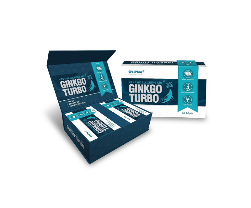 Viên tăng lực dưỡng não Ginkgo Turbo